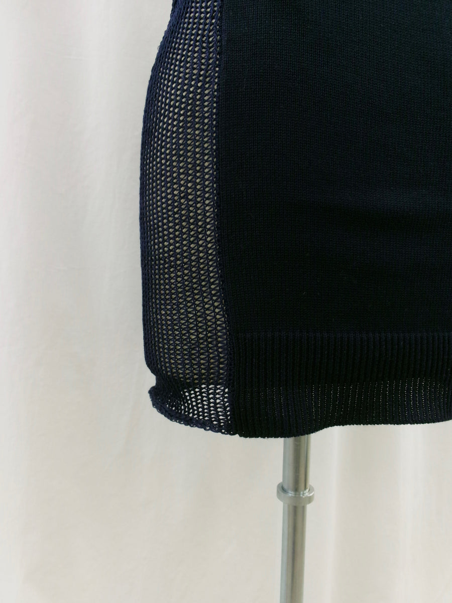 Back Hole Knit Tops