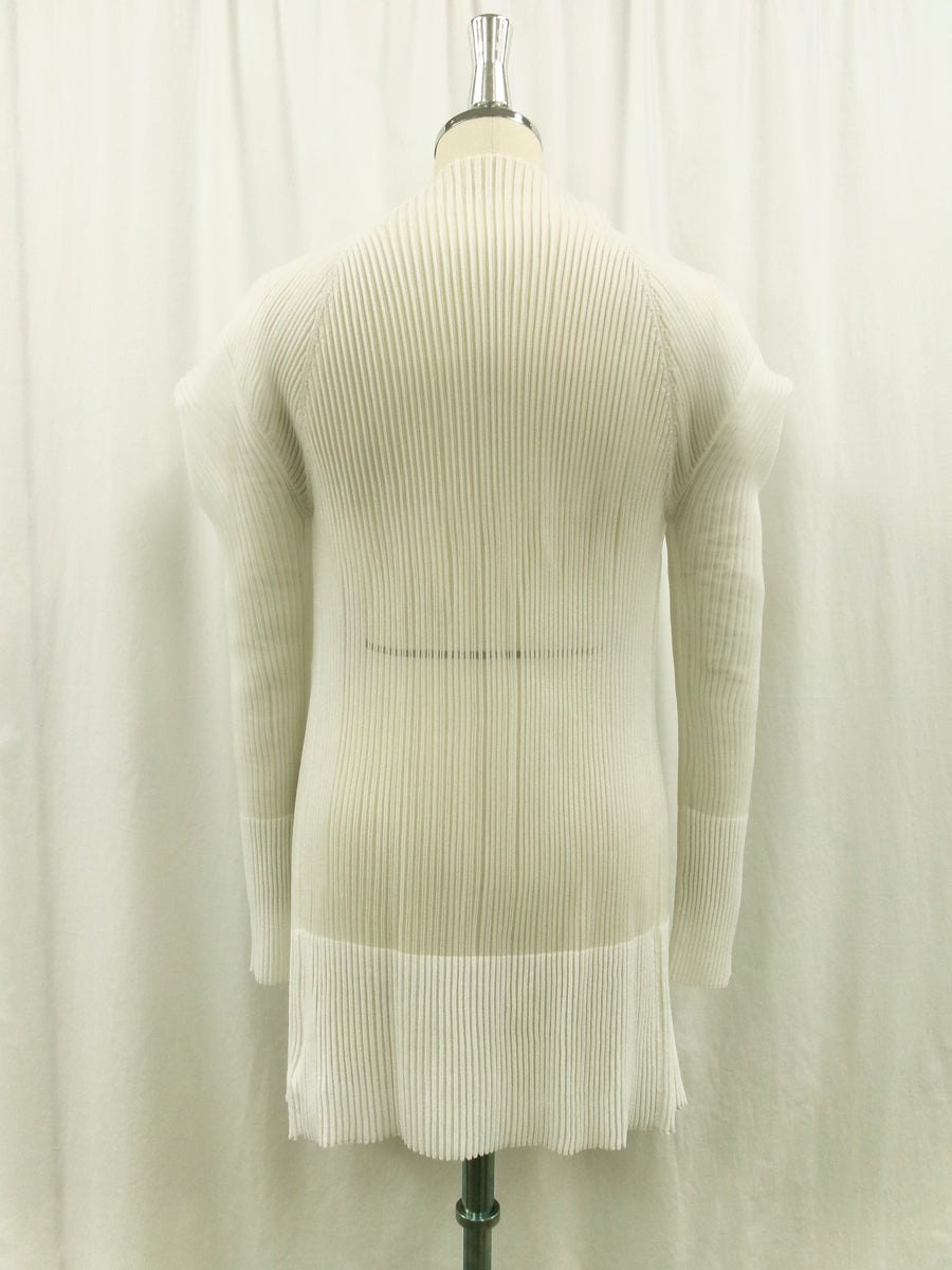 3D Sleeve Sheer Cardigan