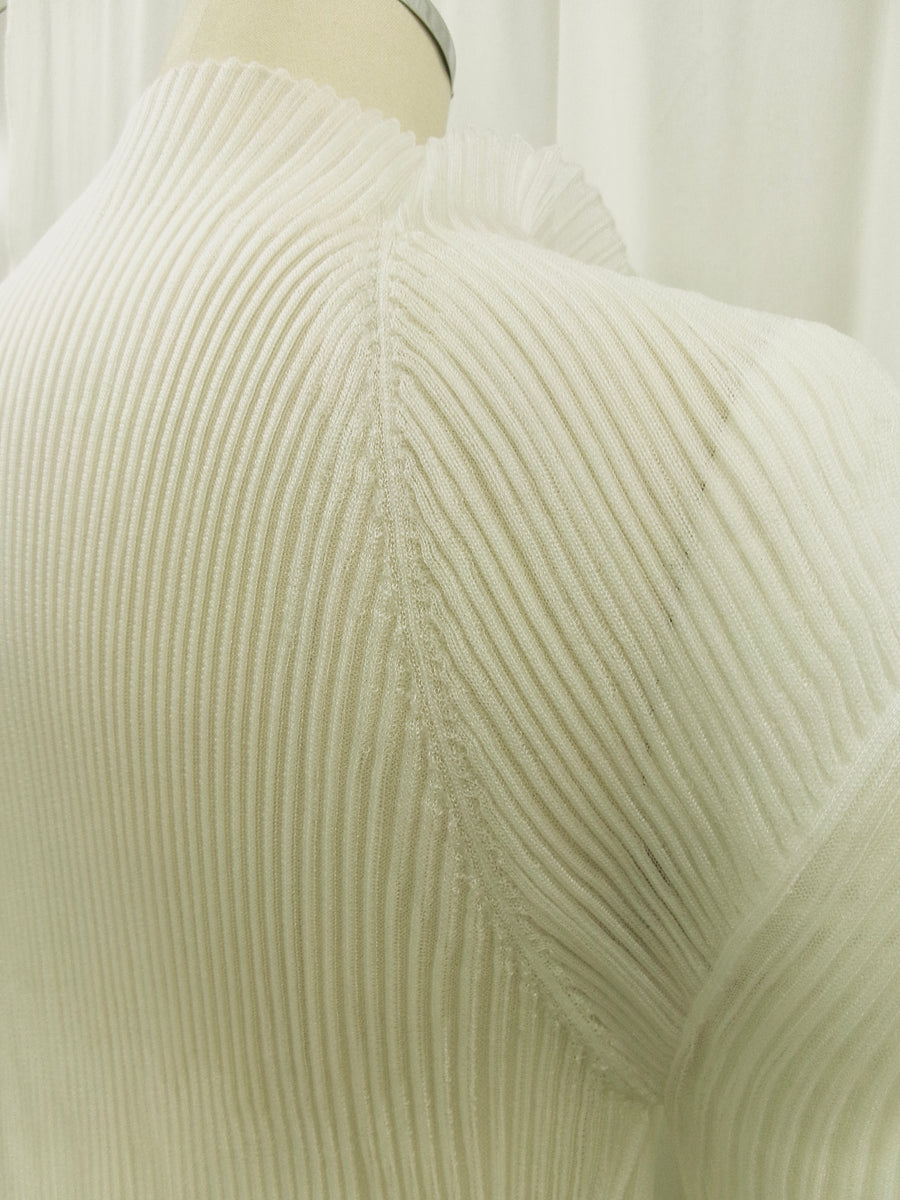 3D Sleeve Sheer Cardigan