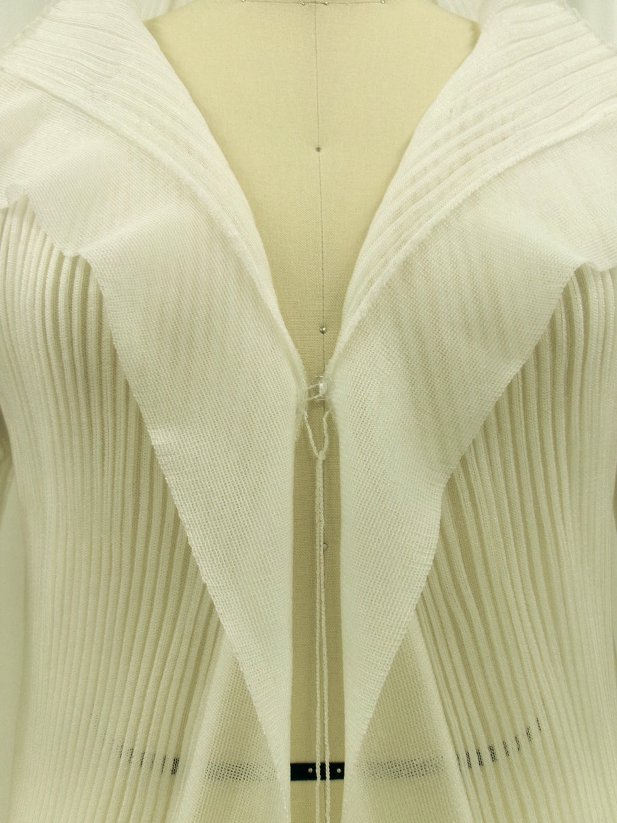 3D Sleeve Sheer Cardigan