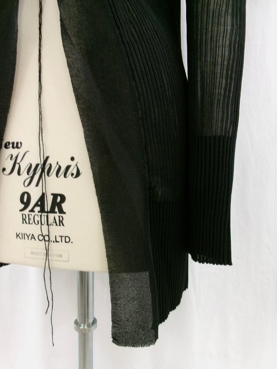 3D Sleeve Sheer Cardigan