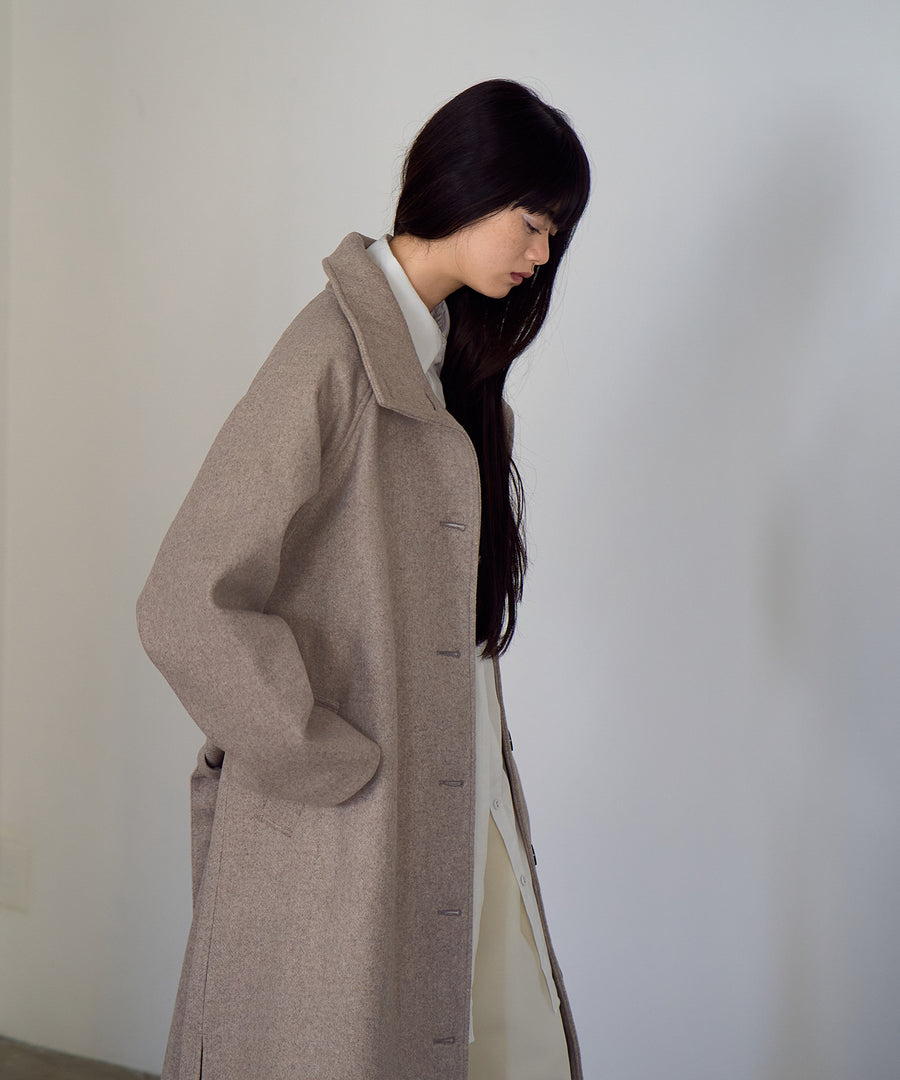 Fake wool Stand collar Coat