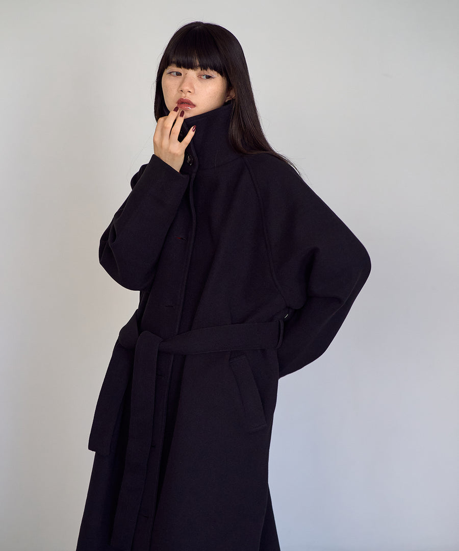 Fake wool Stand collar Coat