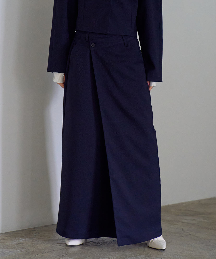 Asymmetric Long Skirt