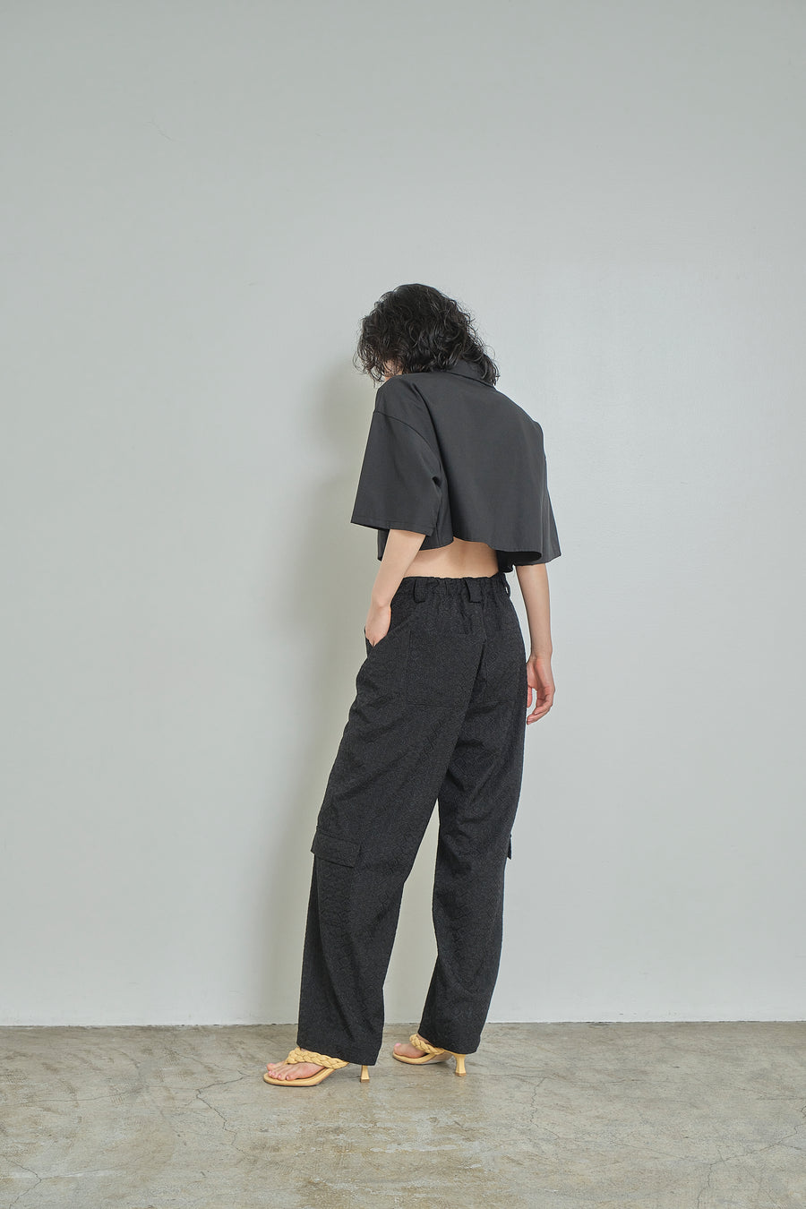 Embroidery Lace Cargo Pants