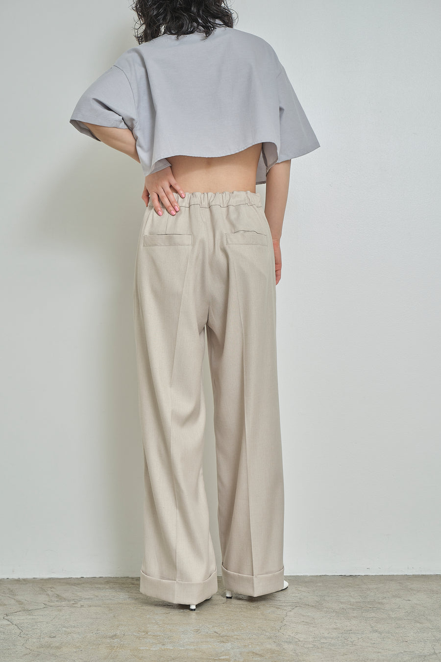 Double Hem Soft Wide Pants