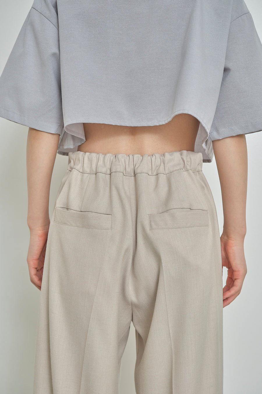 Double Hem Soft Wide Pants