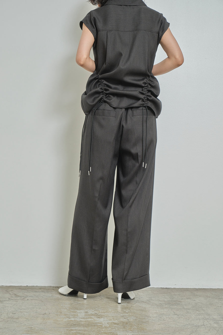 Double Hem Soft Wide Pants