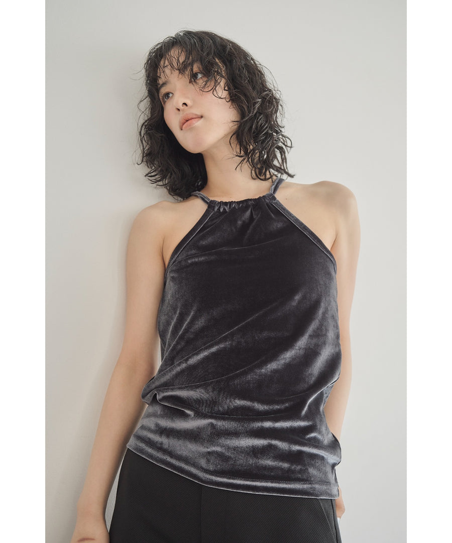 Velours Halter Cami (Shooting-Sample)