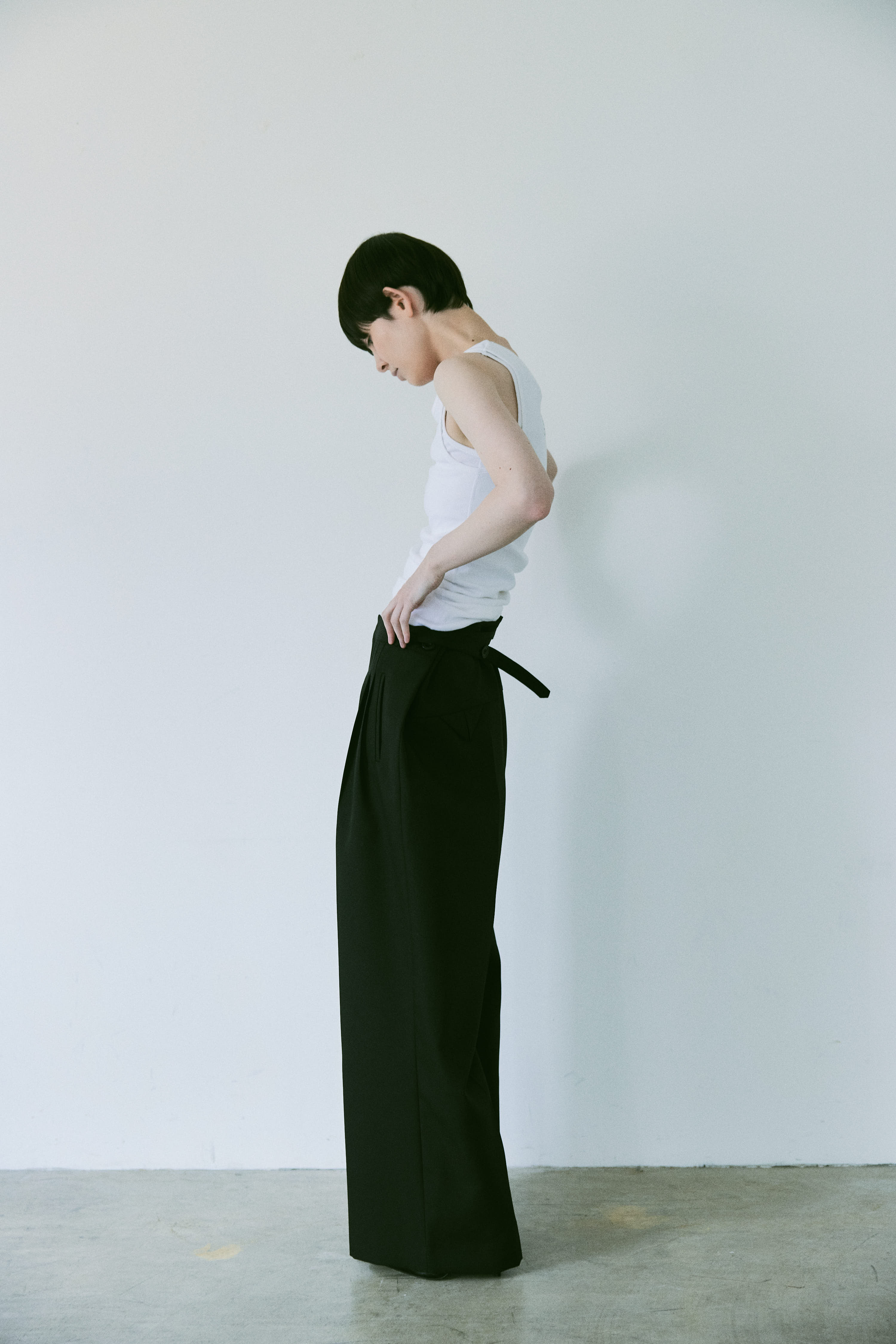 パンツ NOIRNINE Three Tuck Wide Pants 4BMM041 3Tuck Wide Pants – Abor