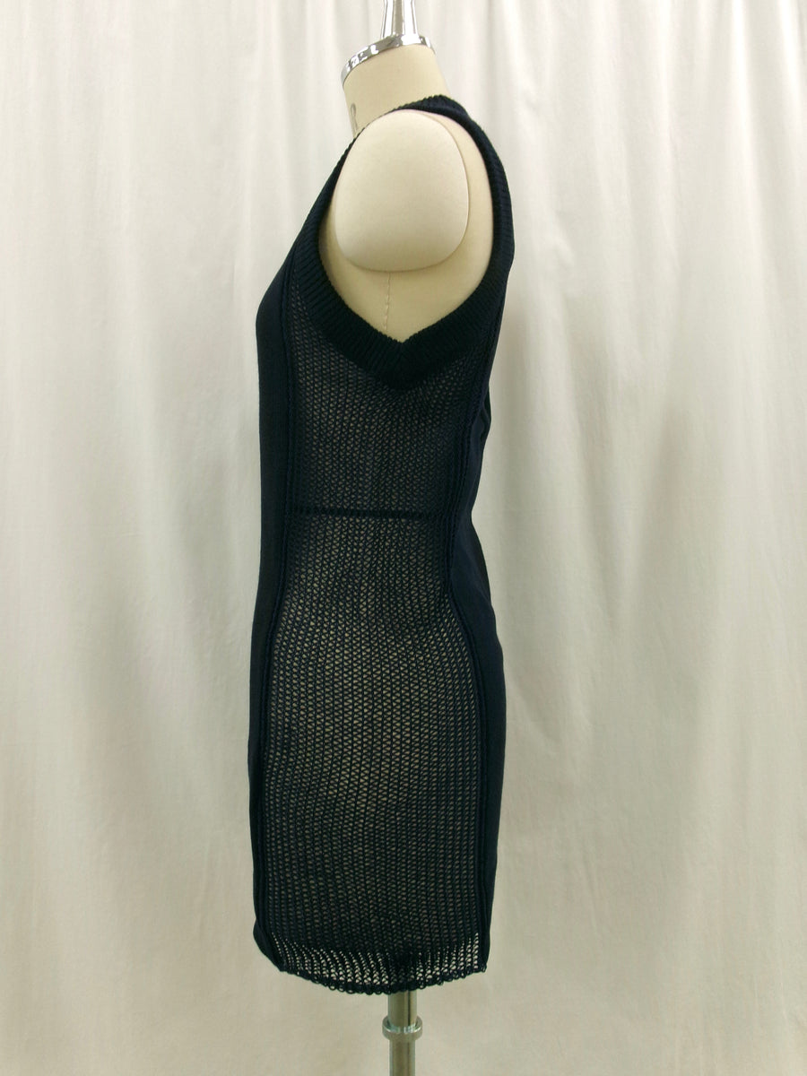 Back Hole Knit Tops