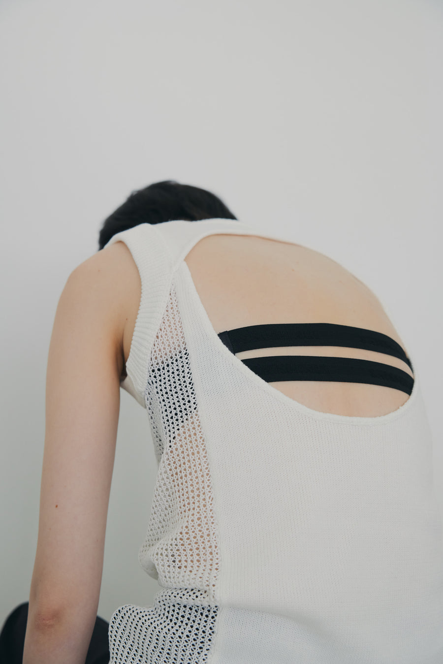 Back Hole Knit Tops